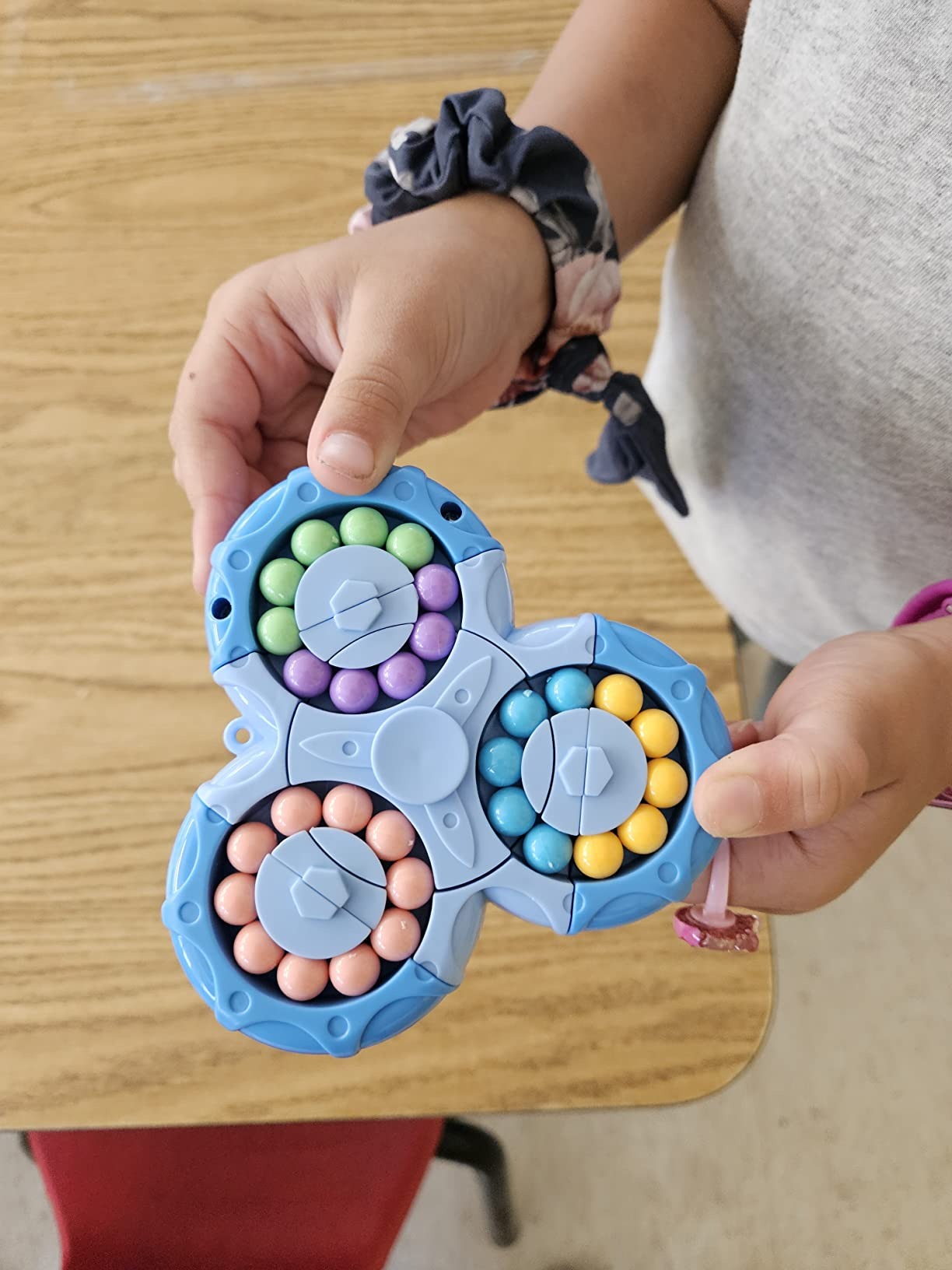 Stress Relief Spinner with Fun Educational Toy, Boosts Logic & Focus, Safe for Ages 3+