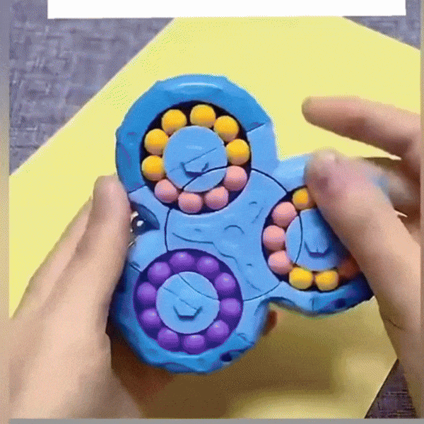 Stress Relief Spinner with Fun Educational Toy, Boosts Logic & Focus, Safe for Ages 3+
