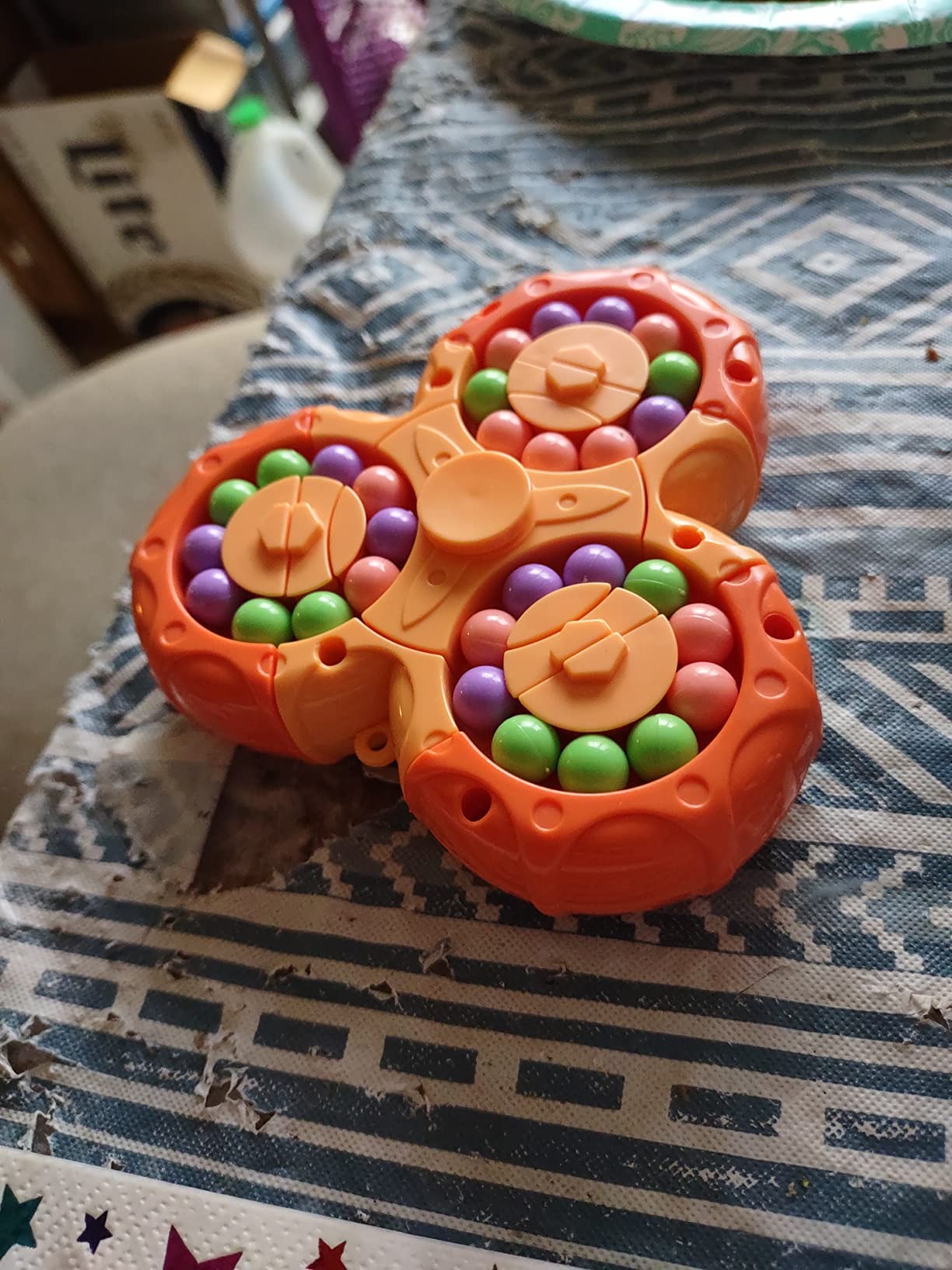 Stress Relief Spinner with Fun Educational Toy, Boosts Logic & Focus, Safe for Ages 3+