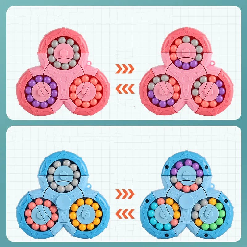 Stress Relief Spinner with Fun Educational Toy, Boosts Logic & Focus, Safe for Ages 3+