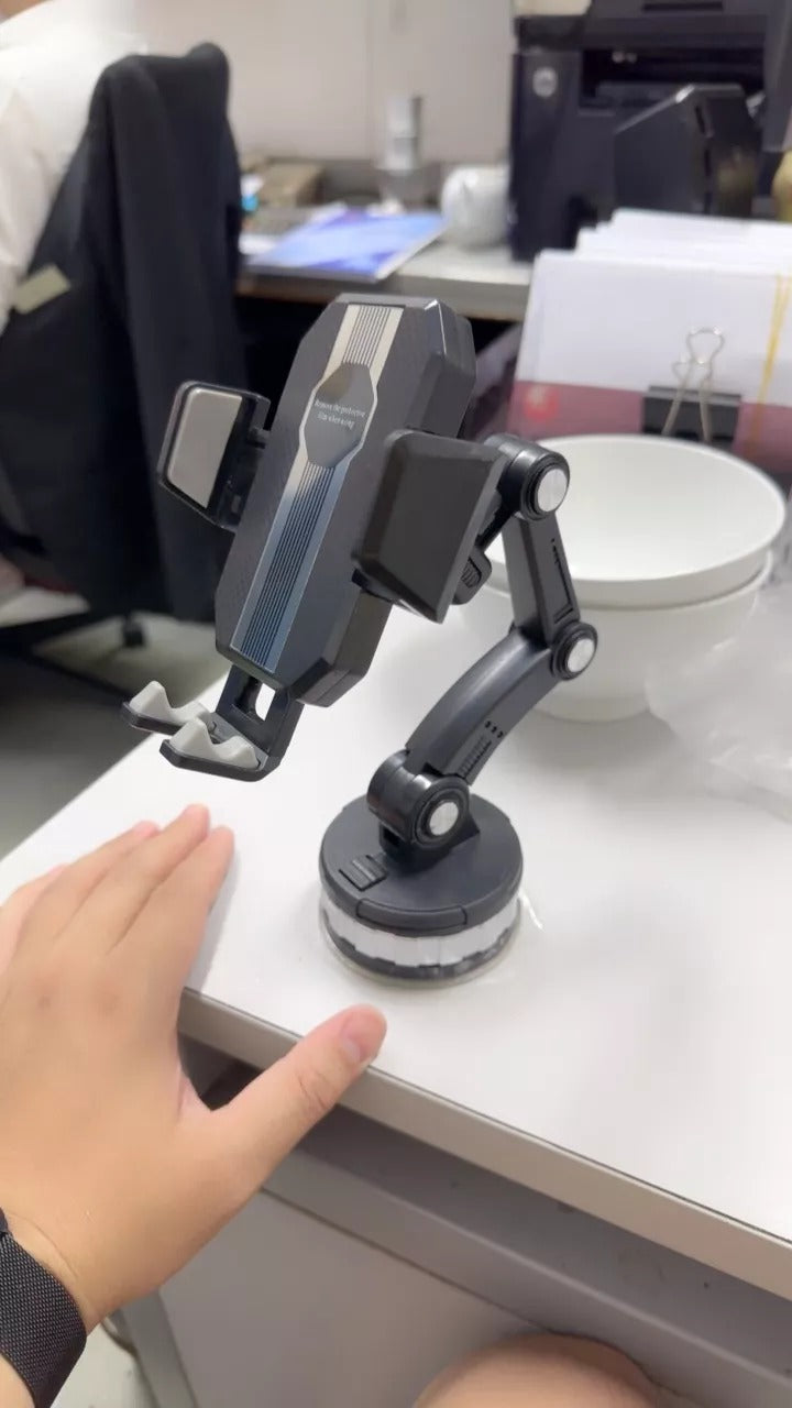 Strong Suction Car Phone Holder with Suction Cup, 360° Rotation, Safe Materials and Easy Operation