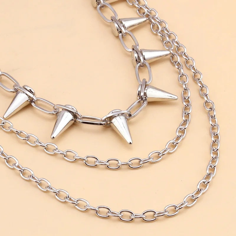 Stylish Punk Rock Metal Waist Chain for Men and Women
