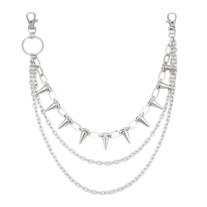 Stylish Punk Rock Metal Waist Chain for Men and Women