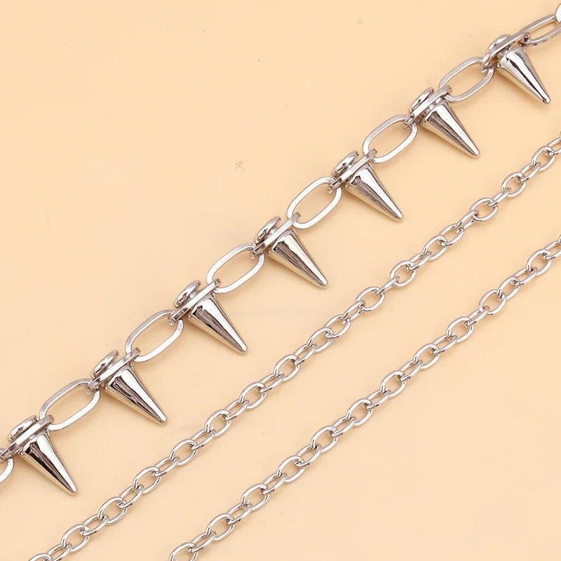 Stylish Punk Rock Metal Waist Chain for Men and Women