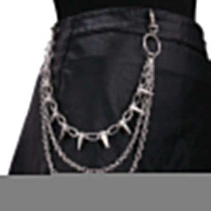 Stylish Punk Rock Metal Waist Chain for Men and Women