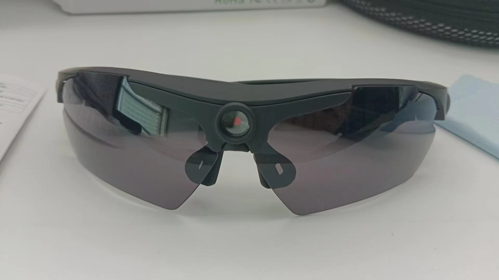 Sunglasses with Built-In Video Camera 1080P Full HD Wide-Angle Smart DVR for Outdoor Sports