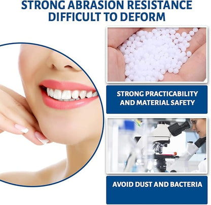 Temporary Tooth Repair Kit, Moldable Thermal Beads for DIY Teeth Replacement