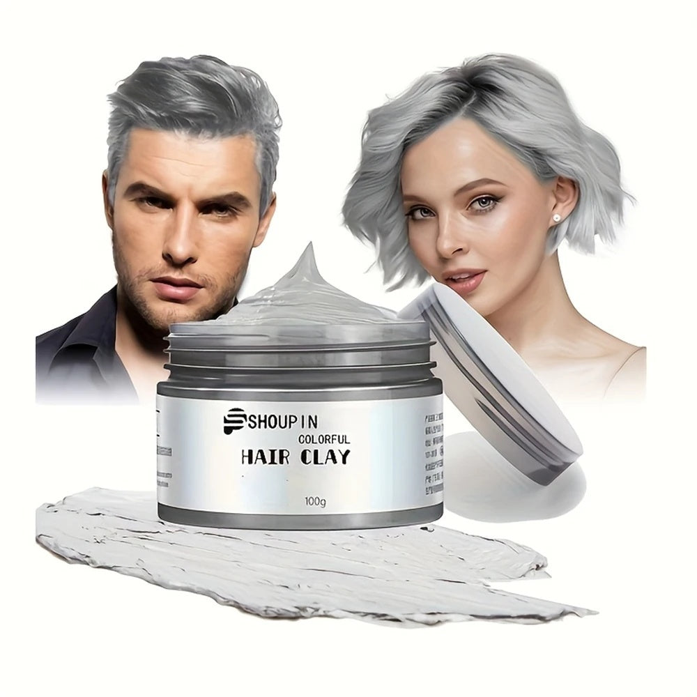 Temporary Hair Color Wax With Colors, Styles, Adds Light Shine & Covers Grays For Daily Party Cosplay Halloween DIY