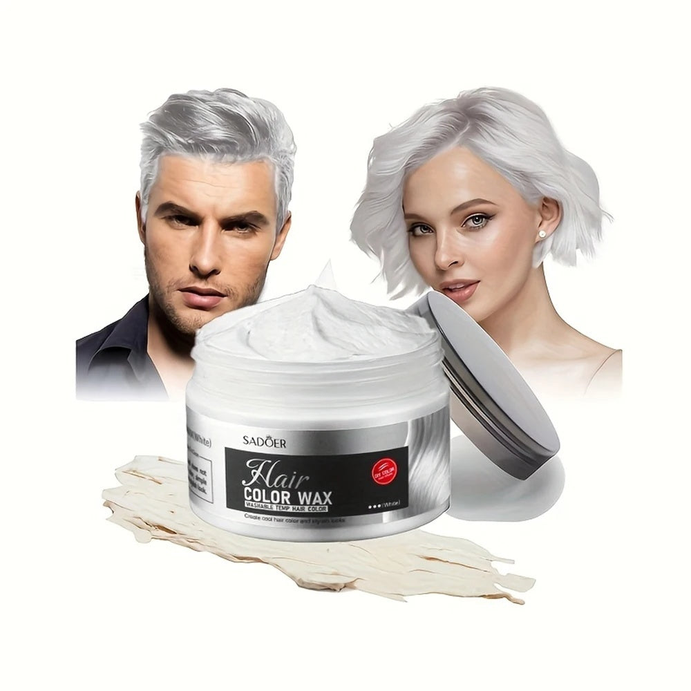 Temporary Hair Color Wax With Colors, Styles, Adds Light Shine & Covers Grays For Daily Party Cosplay Halloween DIY