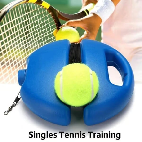 Tennis Trainer Rebound Ball for Self-Practice with Elastic Ball and Anti-Slip Base