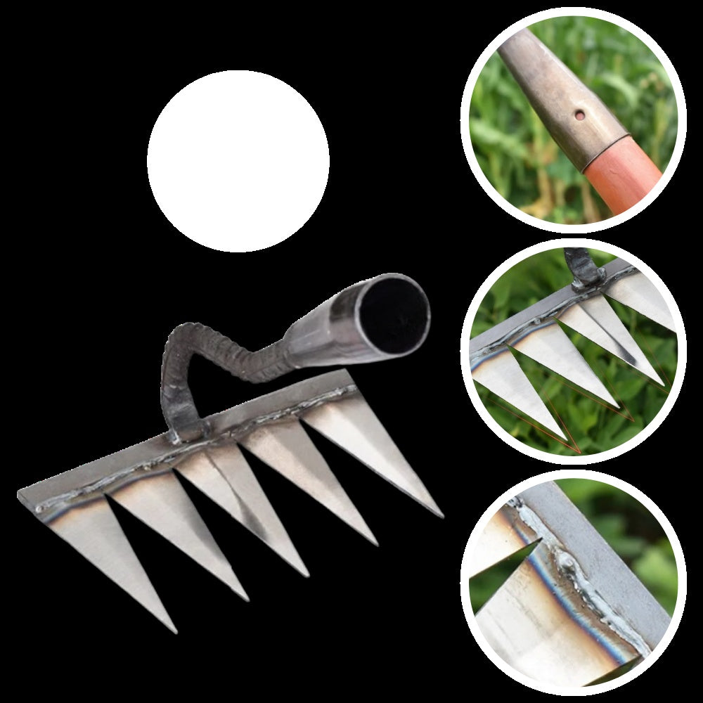 The Heavy Duty Iron Weeding Rake, Garden Weeding Tools