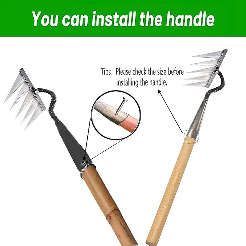 The Heavy Duty Iron Weeding Rake, Garden Weeding Tools