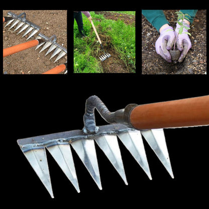 The Heavy Duty Iron Weeding Rake, Garden Weeding Tools