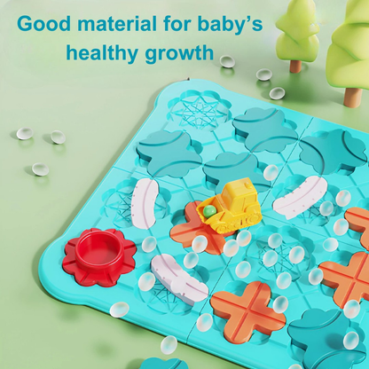 The Kids Logical Thinking Street Puzzle,  Many Difficulty Levels, Cute Design, Safe for Ages 3+