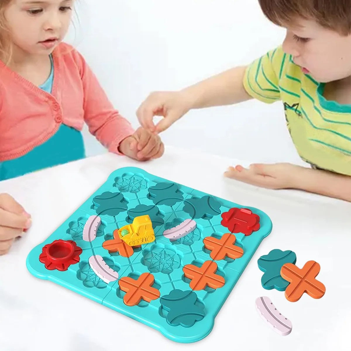 The Kids Logical Thinking Street Puzzle,  Many Difficulty Levels, Cute Design, Safe for Ages 3+