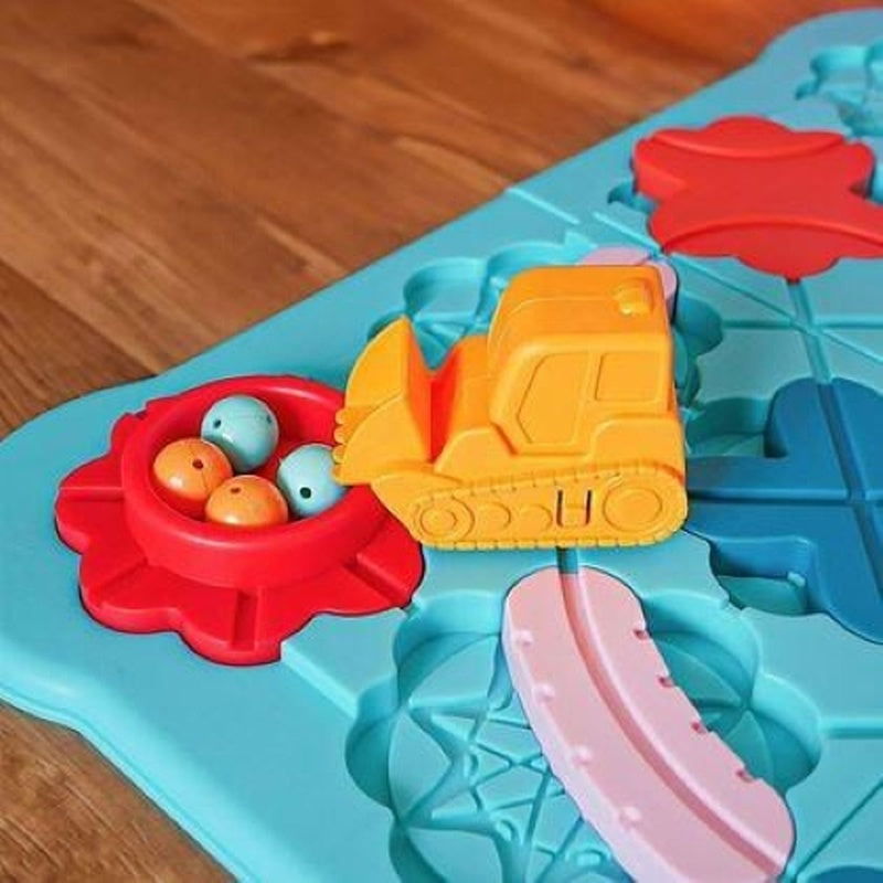 The Kids Logical Thinking Street Puzzle,  Many Difficulty Levels, Cute Design, Safe for Ages 3+