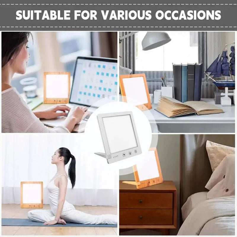 Therapy Light Panel with Stepless Dimming and Timer Control