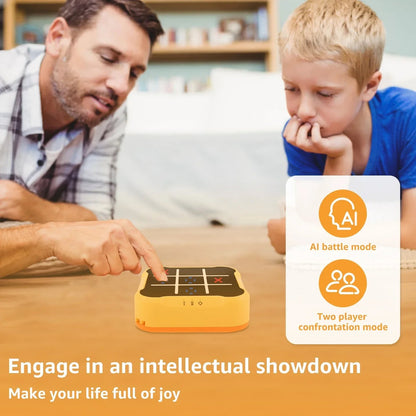 Tic-Tac-Toe Board Game with Fun & Educational, Compact Design, Multiple Play Modes, Safe for Ages 3+
