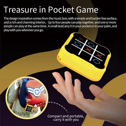 Tic-Tac-Toe Board Game with Fun & Educational, Compact Design, Multiple Play Modes, Safe for Ages 3+