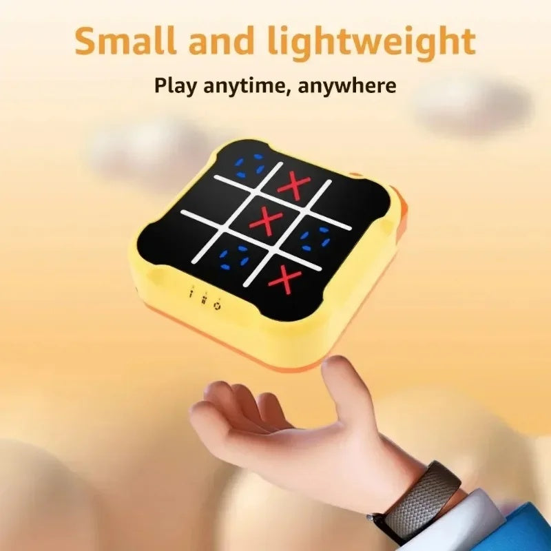 Tic-Tac-Toe Board Game with Fun & Educational, Compact Design, Multiple Play Modes, Safe for Ages 3+
