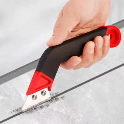 Tile Grout Removal Rake Tool with Included Blade, Hanging Hole, Safe Materials and Compact Portable Design