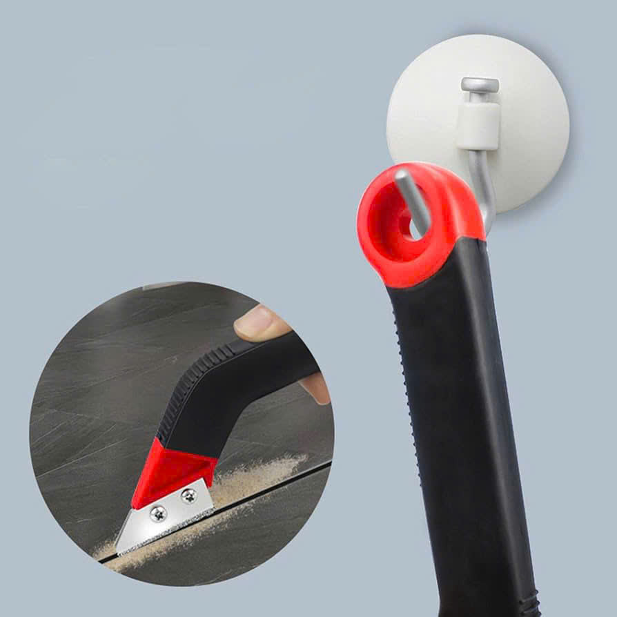Tile Grout Removal Rake Tool with Included Blade, Hanging Hole, Safe Materials and Compact Portable Design