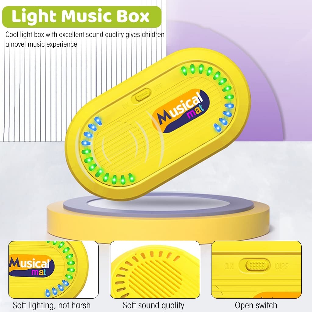 Toddler Musical Piano Mat with Various Animal & Instrument Sounds, Recording, Demo Songs – Safe for Ages 3+