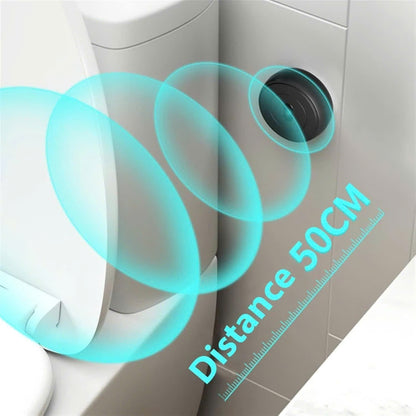 Touchless Auto-Flush Sensor Battery Powered Motion Toilet Kit with Infrared Sensor, Waterproof Safe Materials and Easy Installation