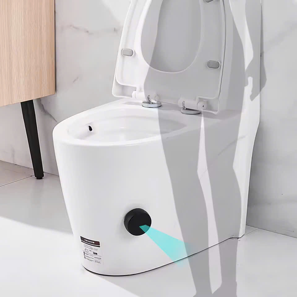 Touchless Auto-Flush Sensor Battery Powered Motion Toilet Kit with Infrared Sensor, Waterproof Safe Materials and Easy Installation