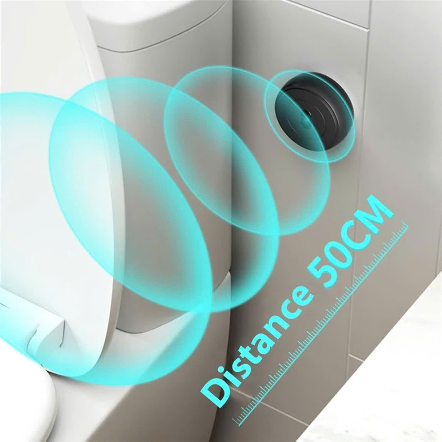 Touchless Auto-Flush Sensor Battery Powered Motion Toilet Kit with Infrared Sensor, Waterproof Safe Materials and Easy Installation