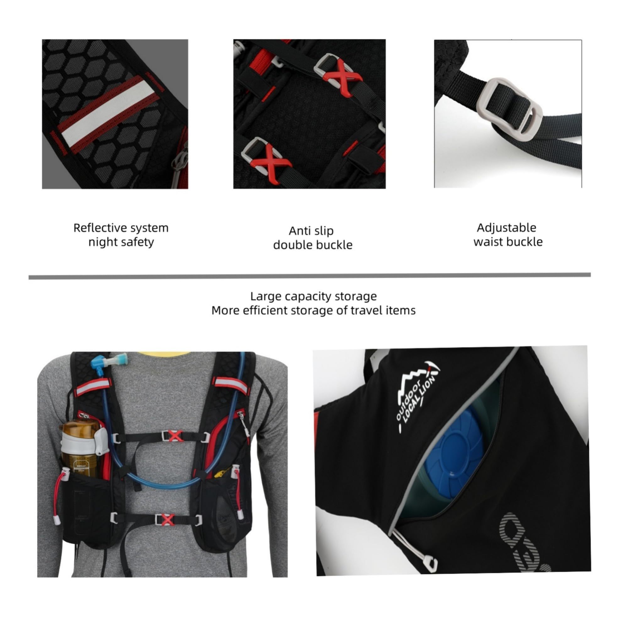 Trail Running Vest Camelbak - Ultra Lightweight Pack 5L, Running Hydration Backpack