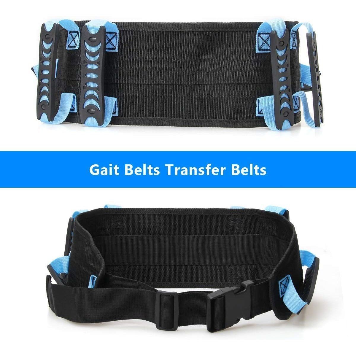 Transfer Belts for Lifting Seniors - Adjustable Gait Waist Belts Transfer Belts Patient Ambulation Walking Aid Belt