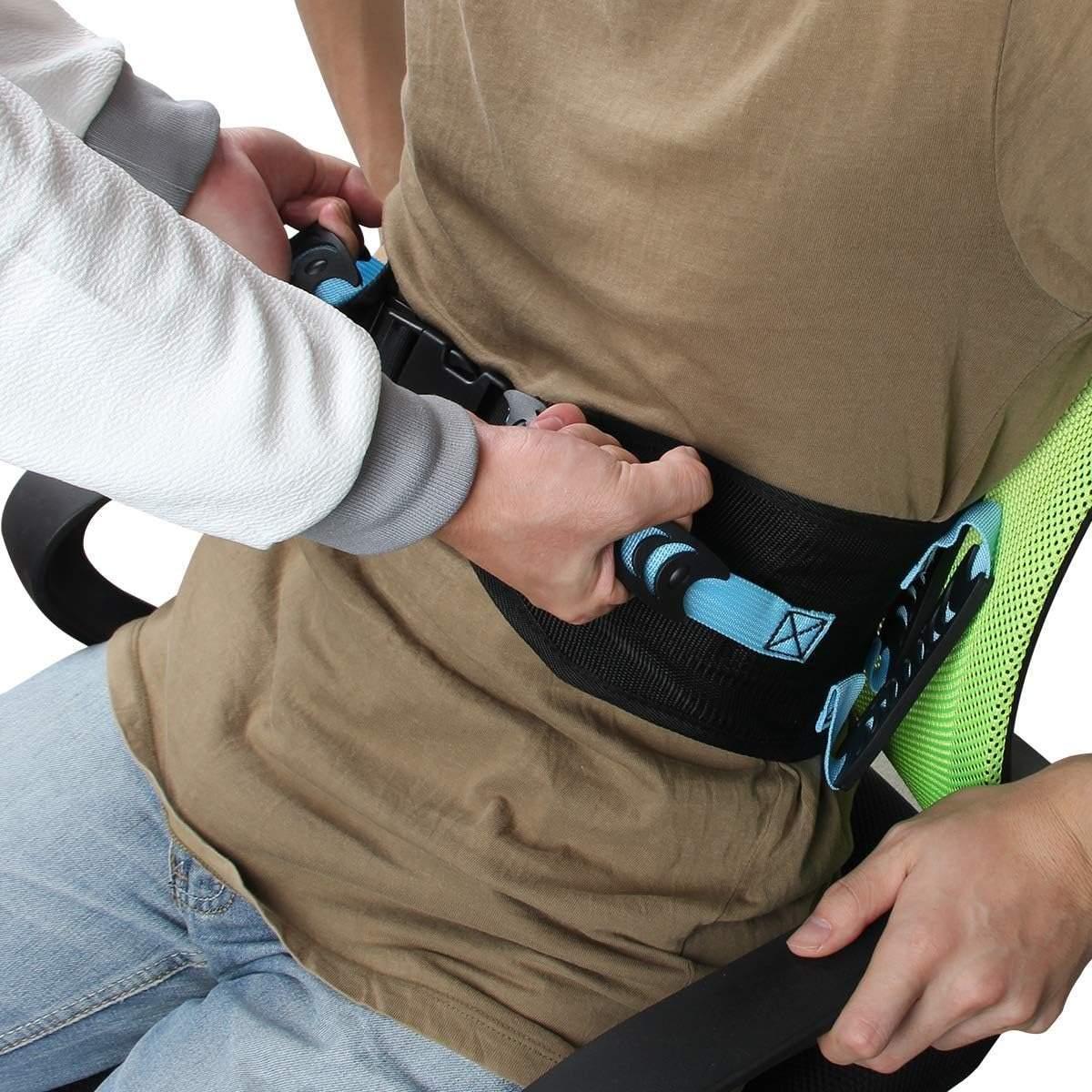 Transfer Belts for Lifting Seniors - Adjustable Gait Waist Belts Transfer Belts Patient Ambulation Walking Aid Belt