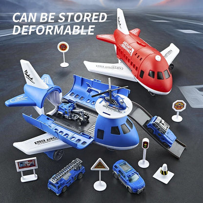 Transform Aircraft Toy, Boosts Logic & Imagination, Fun Playtime, Social Interaction, Safe for Aged 3+
