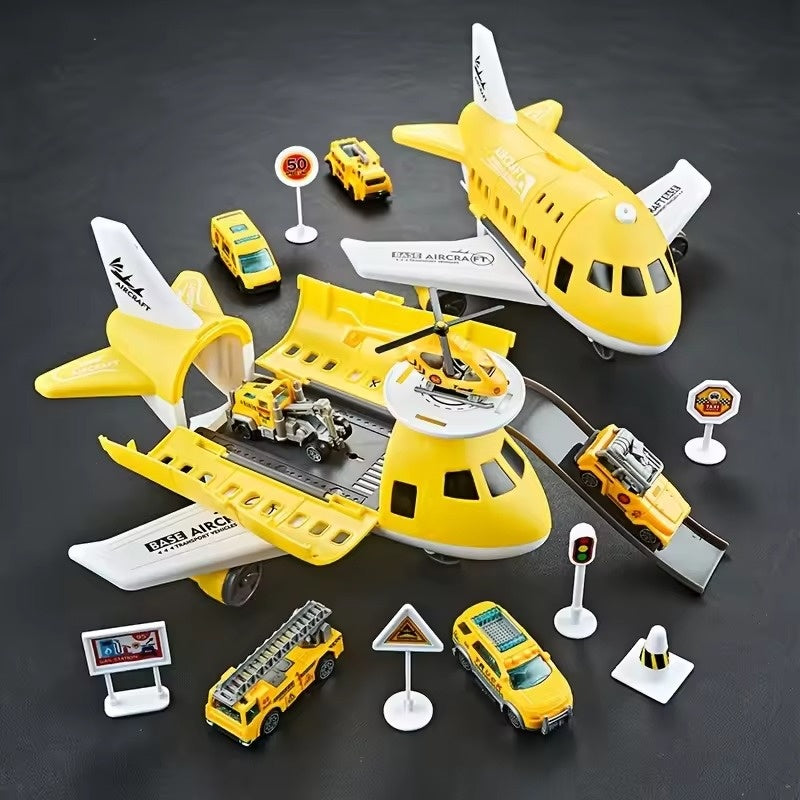 Transform Aircraft Toy, Boosts Logic & Imagination, Fun Playtime, Social Interaction, Safe for Aged 3+