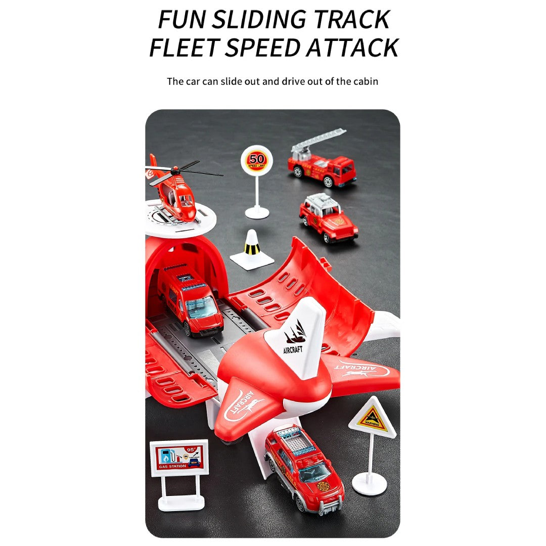 Transform Aircraft Toy, Boosts Logic & Imagination, Fun Playtime, Social Interaction, Safe for Aged 3+