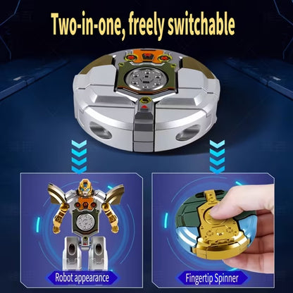 Transformable Fidget Spinner Toys With Robot-to-Spinner, Smooth Spin, Easy Switch, Interactive Play