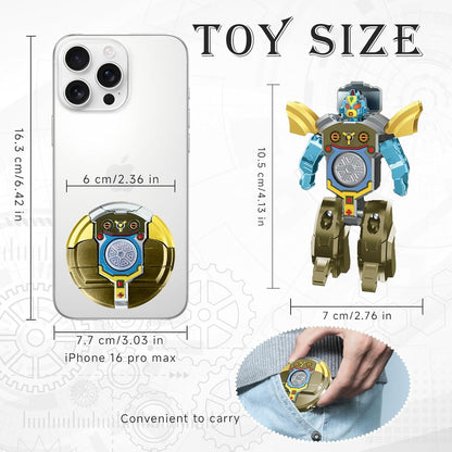Transformable Fidget Spinner Toys With Robot-to-Spinner, Smooth Spin, Easy Switch, Interactive Play