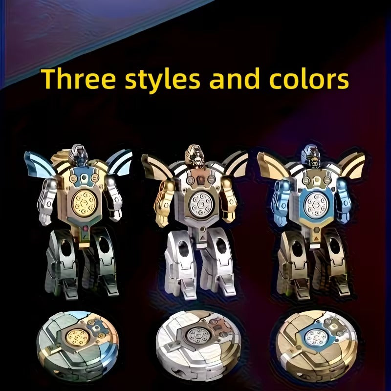 Transformable Fidget Spinner Toys With Robot-to-Spinner, Smooth Spin, Easy Switch, Interactive Play