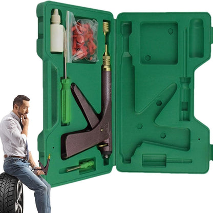 Tubeless Tire Repair Kit for Motorcycle and Electric Bikes – Durable Puncture Plug Set for Emergency Tire Repair
