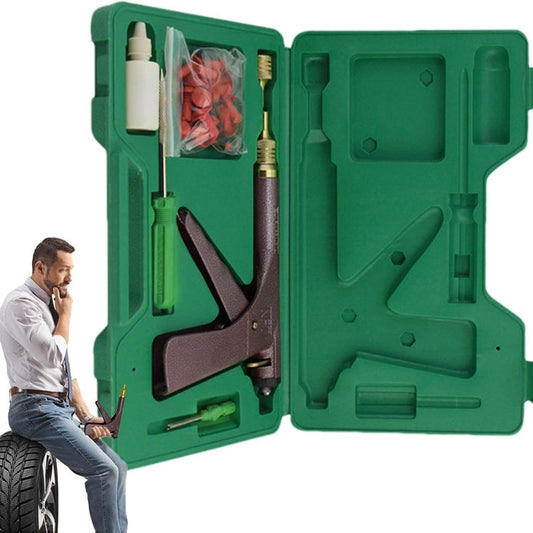 Tubeless Tire Repair Kit for Motorcycle and Electric Bikes – Durable Puncture Plug Set for Emergency Tire Repair