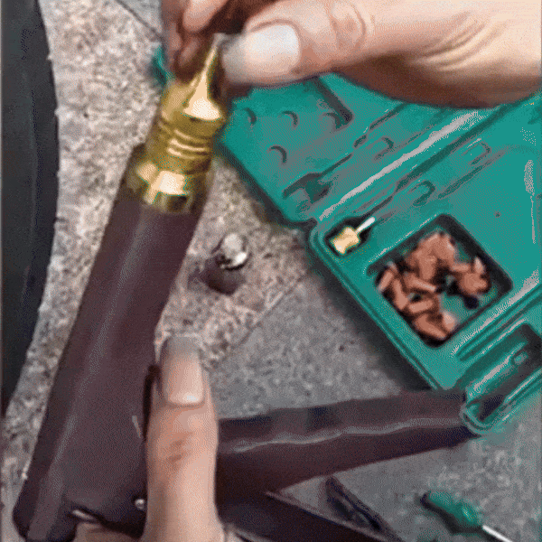 Tubeless Tire Repair Kit for Motorcycle and Electric Bikes – Durable Puncture Plug Set for Emergency Tire Repair