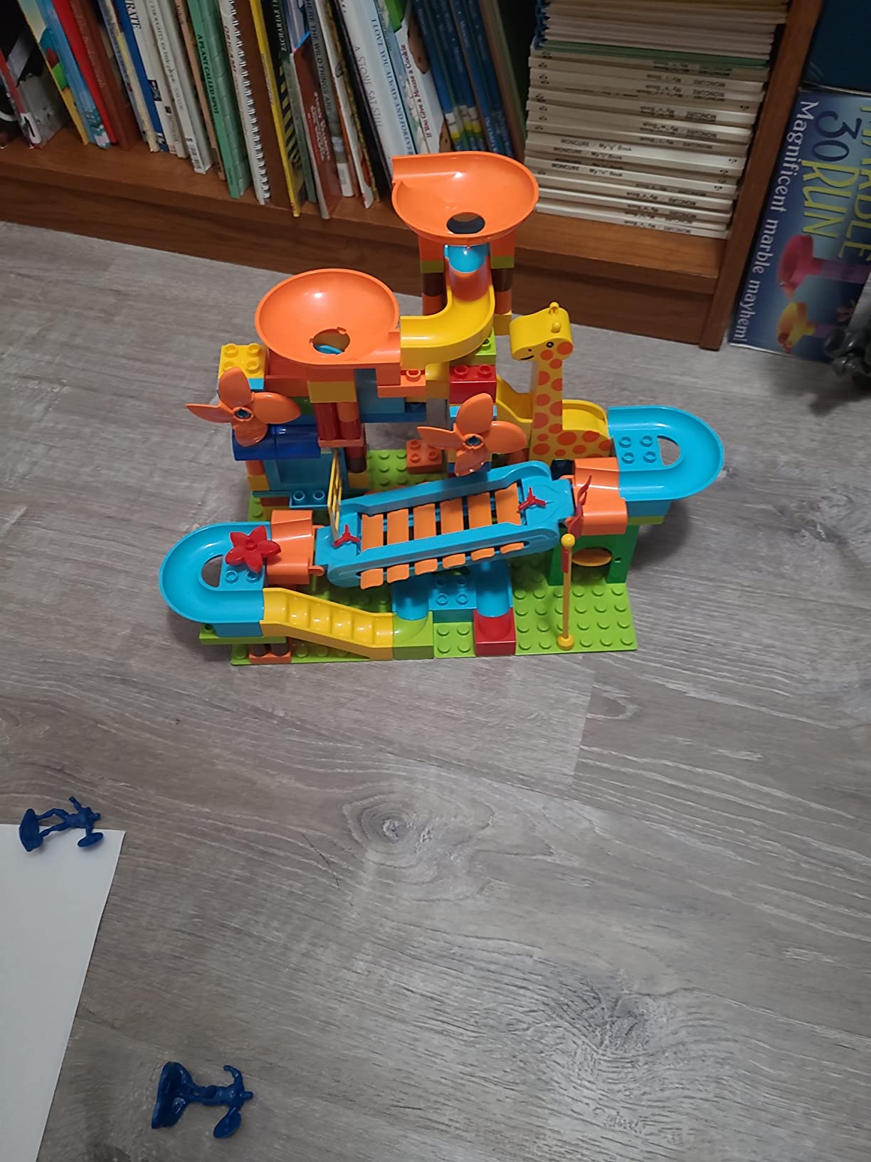 Turntable Marble Race, Creative Assembly, Vibrant Music, Stimulating Imagination, Safe for Ages 3+