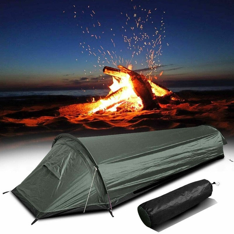 Ultralight Waterproof Single-Person Camping Tent for Hiking, Cycling, Trekking, and Mountaineering