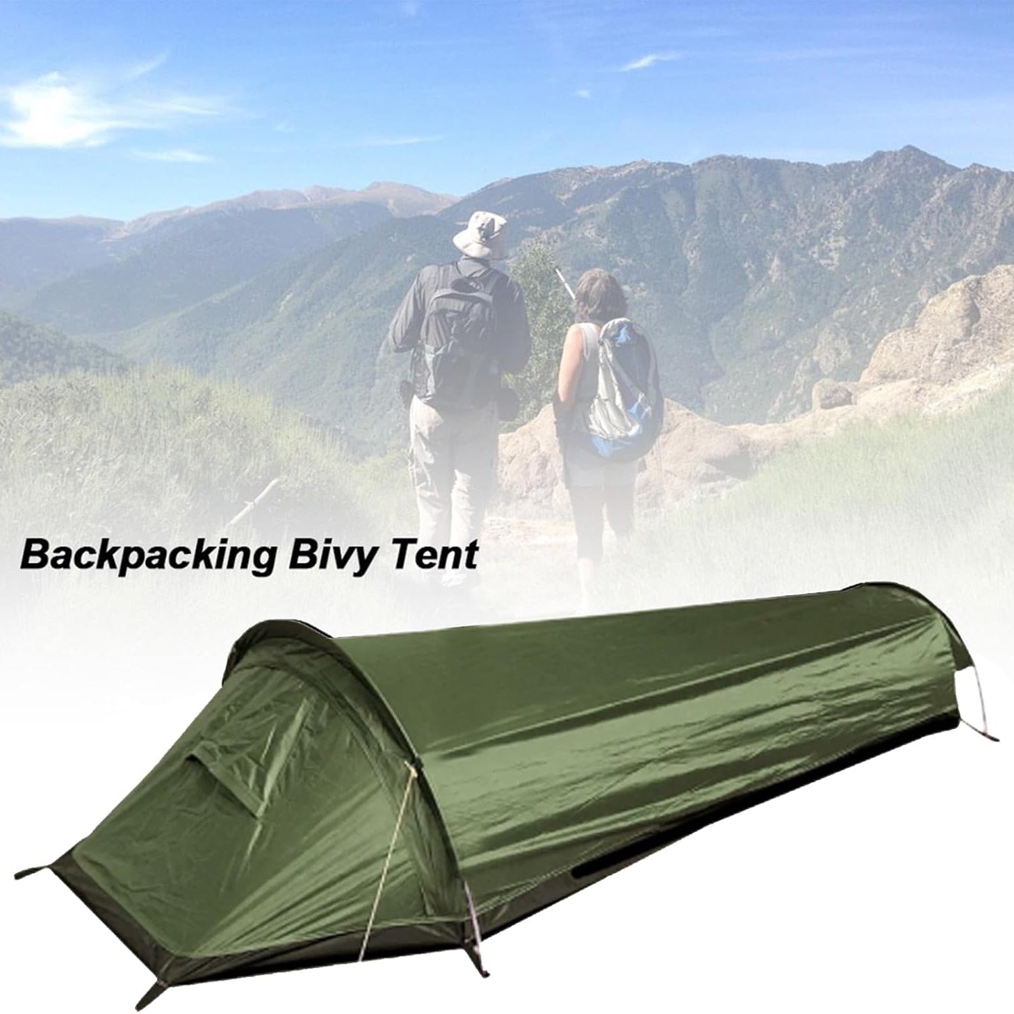 Ultralight Waterproof Single-Person Camping Tent for Hiking, Cycling, Trekking, and Mountaineering