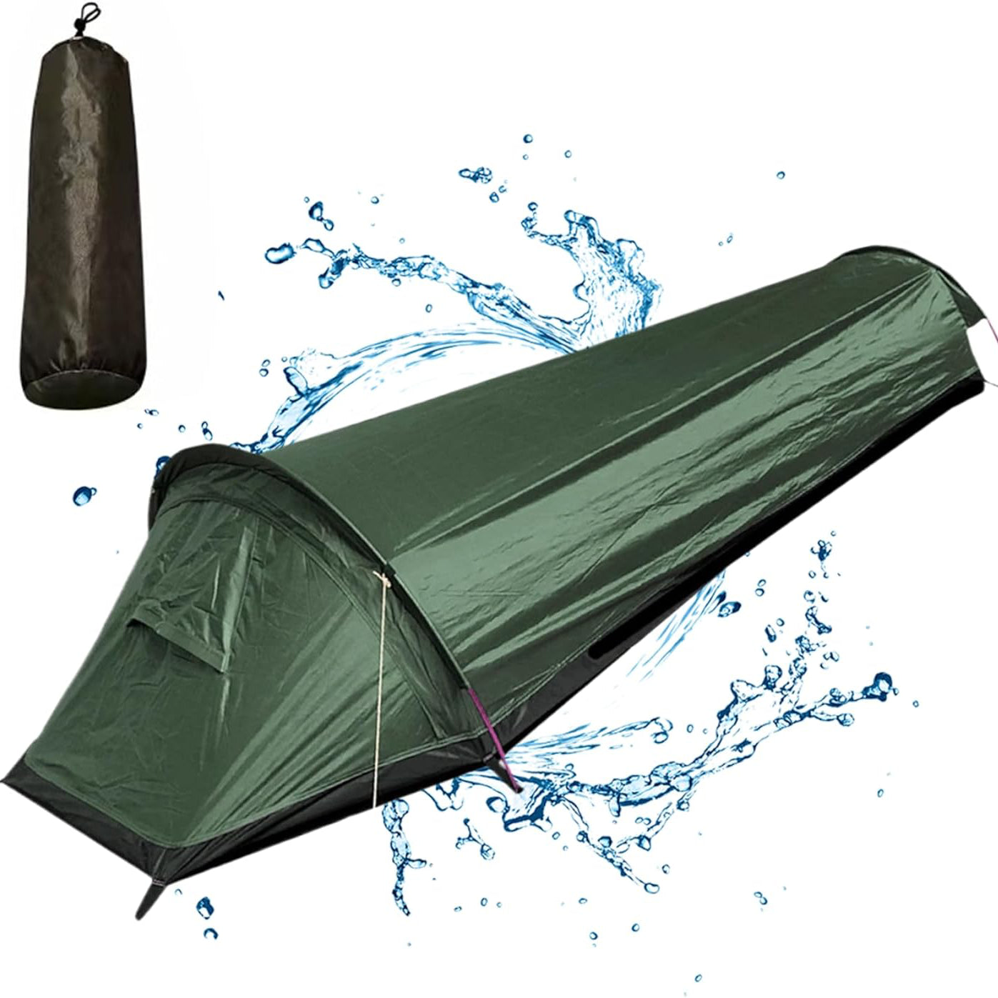 Ultralight Waterproof Single-Person Camping Tent for Hiking, Cycling, Trekking, and Mountaineering