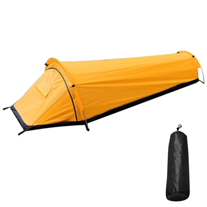 Ultralight Waterproof Single-Person Camping Tent for Hiking, Cycling, Trekking, and Mountaineering
