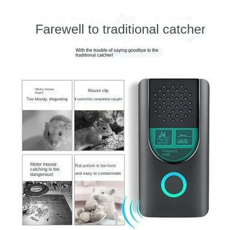 Ultrasonic Mouse Repellent 180-250V Pest Control for Home & Garden