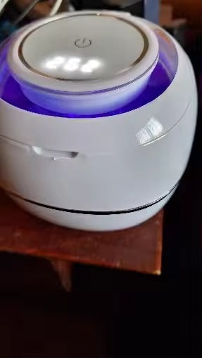 Ultrasonic Portable Denture Cleaner Machine with UV Sterilization, Dual Cleaning Modes, One-Touch Control Panel