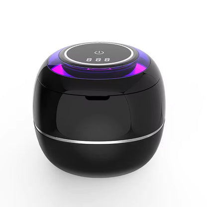 Ultrasonic Portable Denture Cleaner Machine with UV Sterilization, Dual Cleaning Modes, One-Touch Control Panel